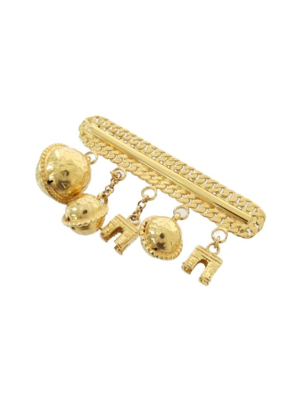 Celine Vintage Brooch Gold